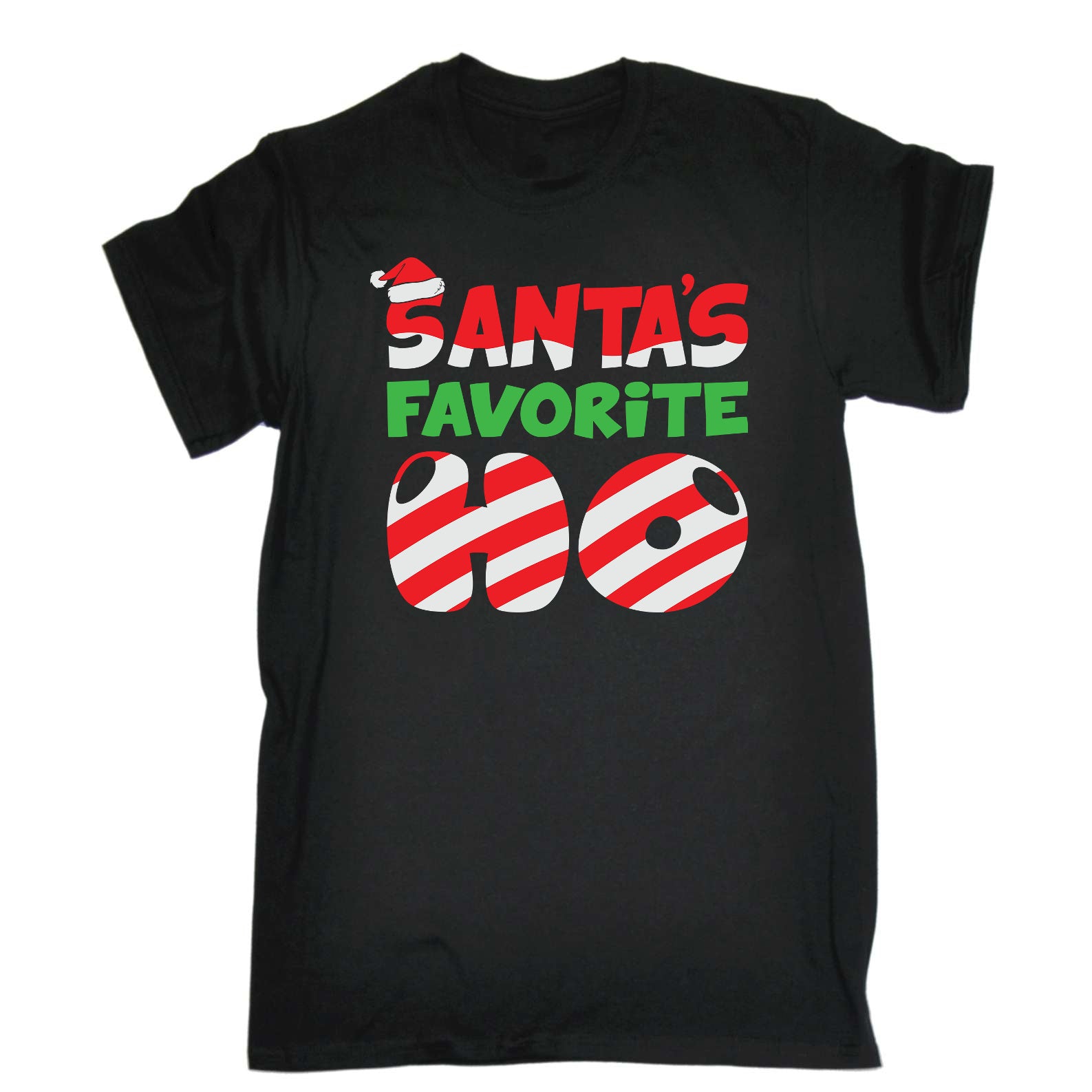 Santa Favorite Ho Christmas - Mens Funny T-Shirt Tshirts