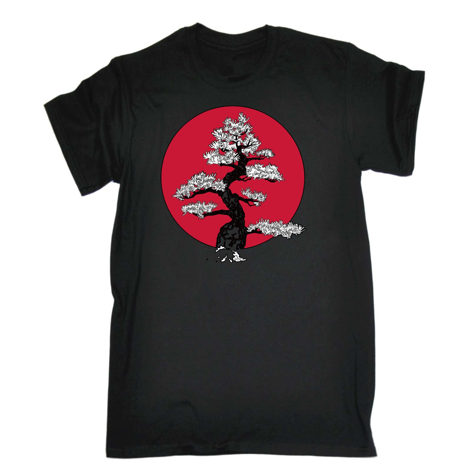 Bonsai Tree Moon - Mens Funny T-Shirt Tshirts