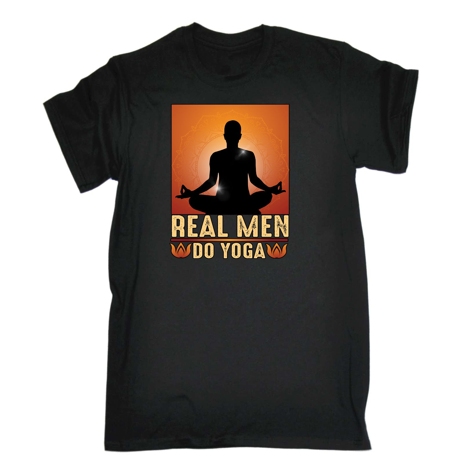 Real Men Do Yoga - Mens Funny T-Shirt Tshirts
