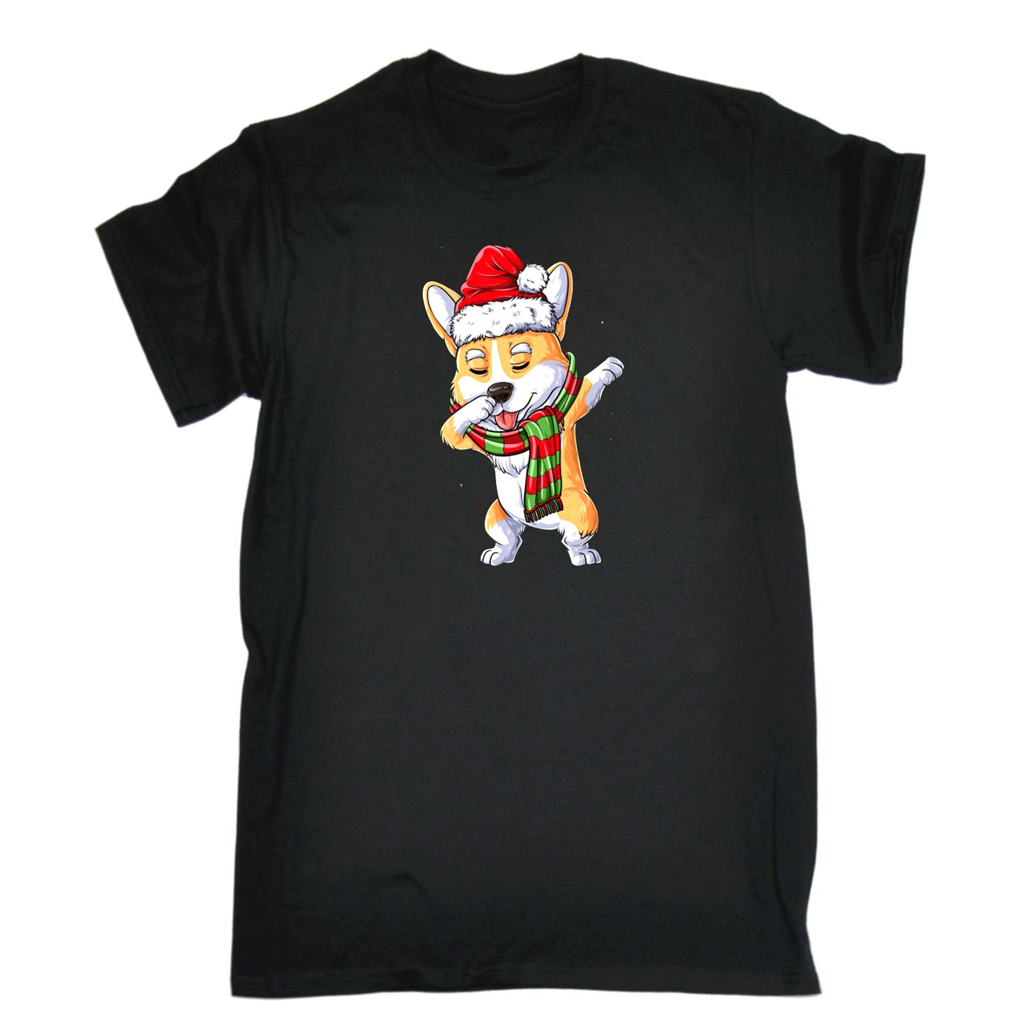 Corgi Dance Christmas Xmas - Mens Funny T-Shirt Tshirts