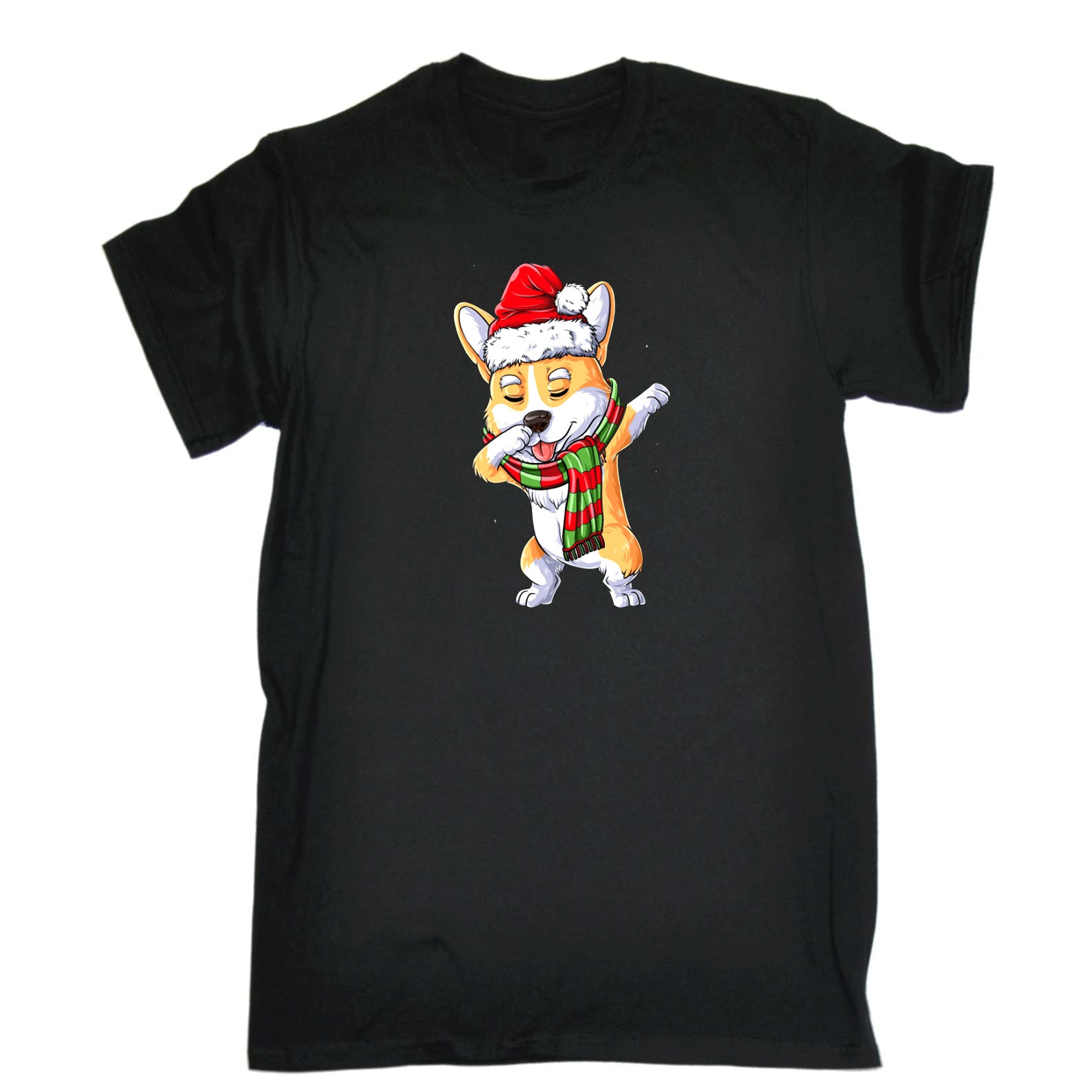 Corgi Dance Christmas Xmas - Mens Funny T-Shirt Tshirts