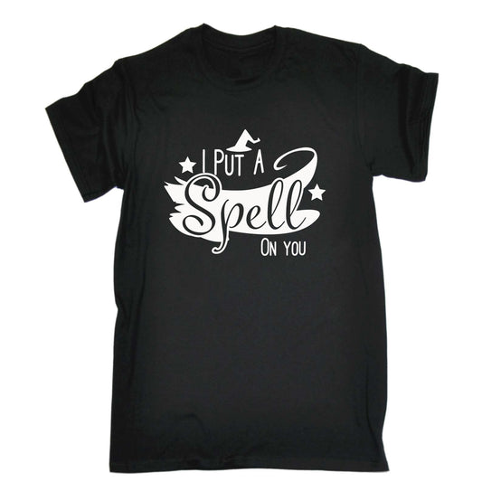 I Put A Spell On You Halloween - Mens Funny T-Shirt Tshirts