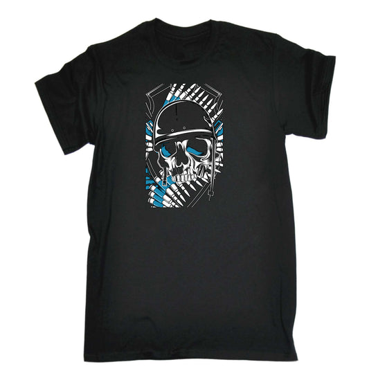 Soldier Skull Bullets - Mens Funny T-Shirt Tshirts