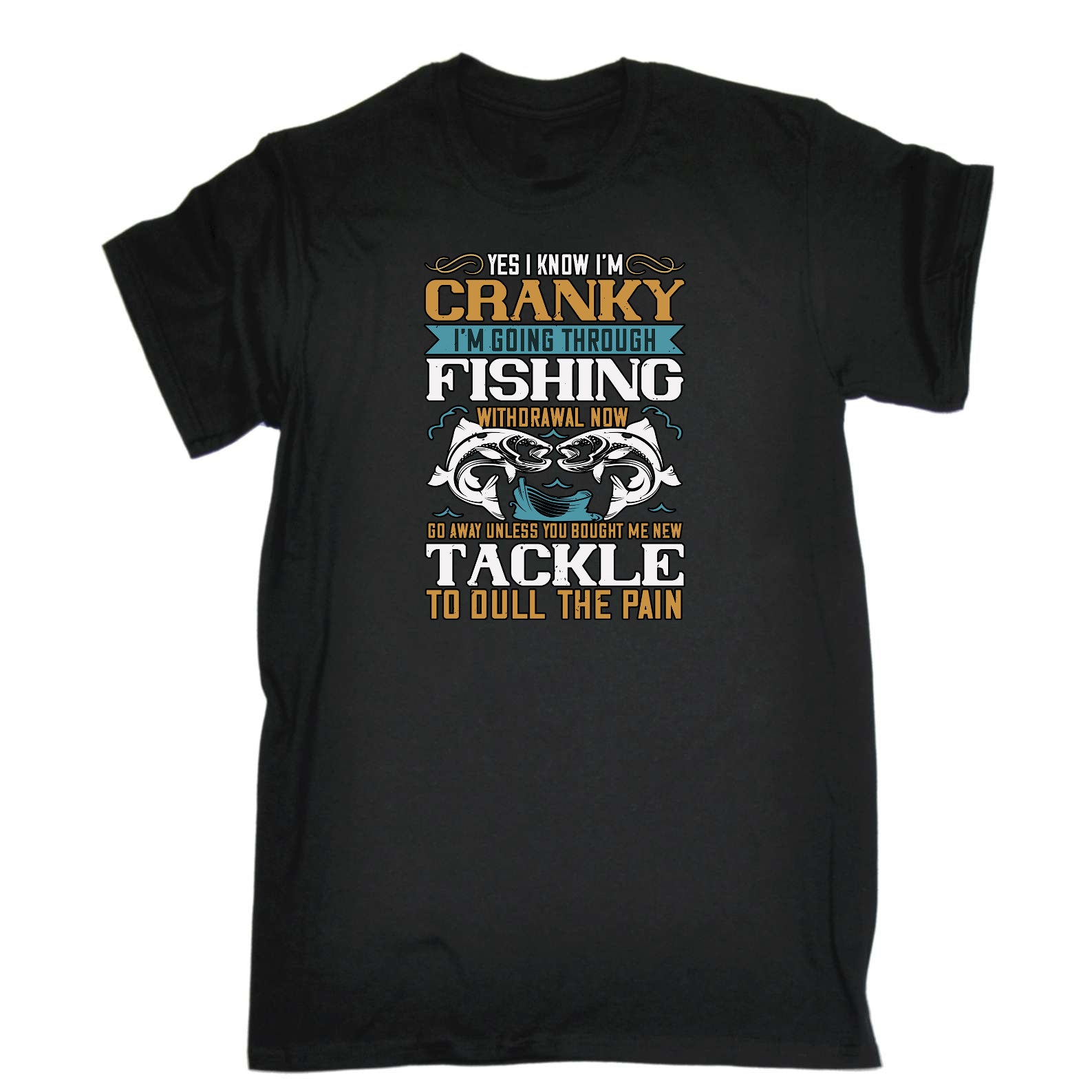 Yes I Know Im Cranky Fishing - Mens Funny T-Shirt Tshirts