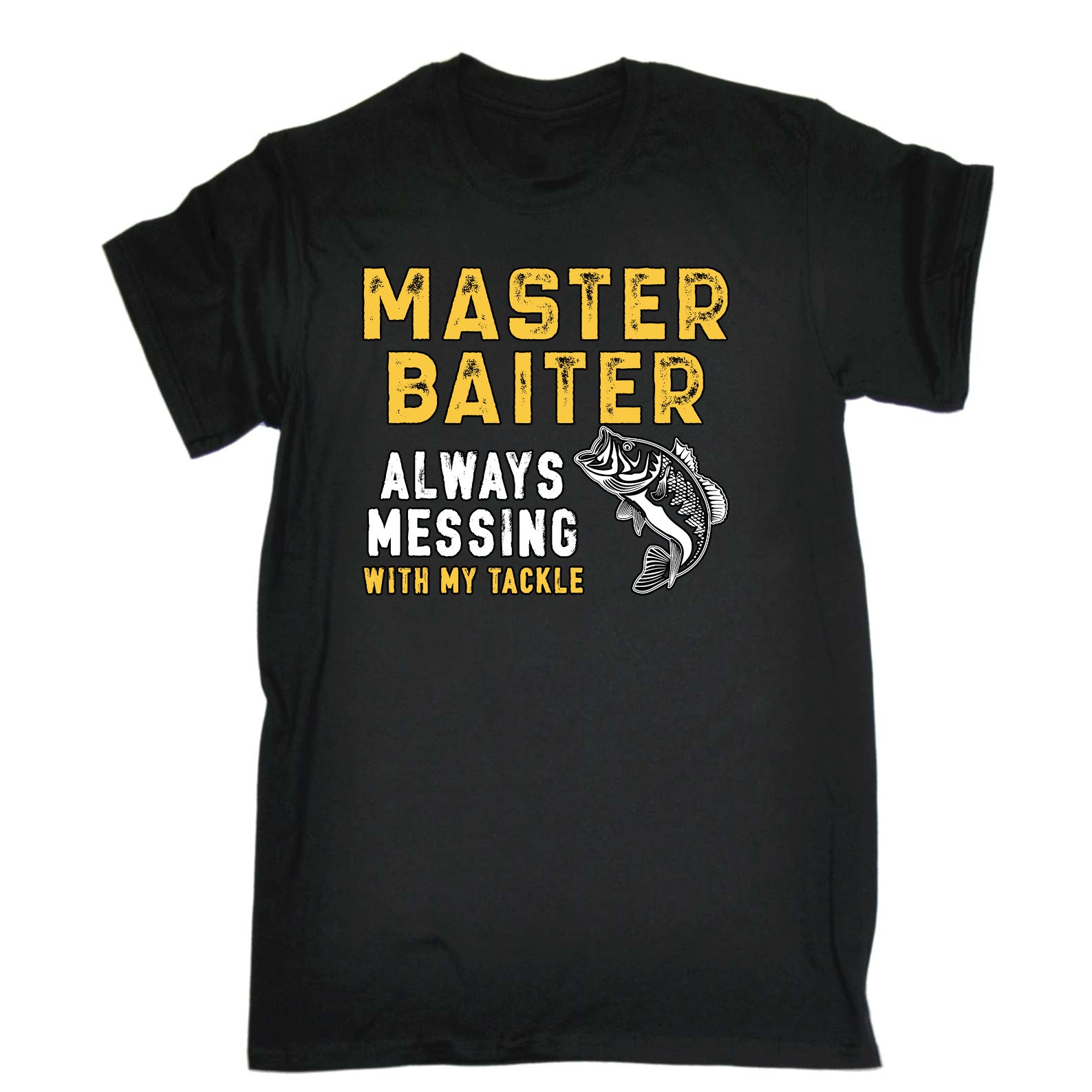 Master Baiter Messing With My Tackle V2 - Mens Funny T-Shirt Tshirts