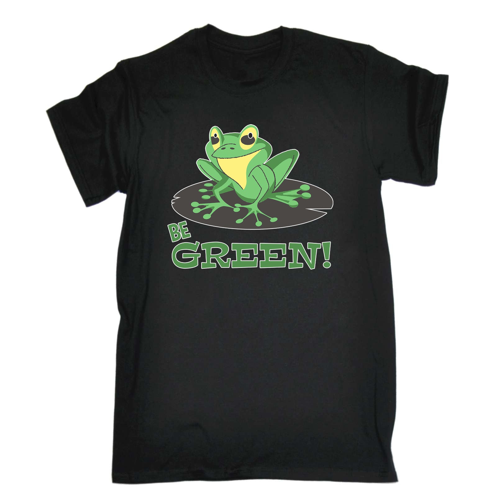 Be Green Frog Animal - Mens Funny T-Shirt Tshirts