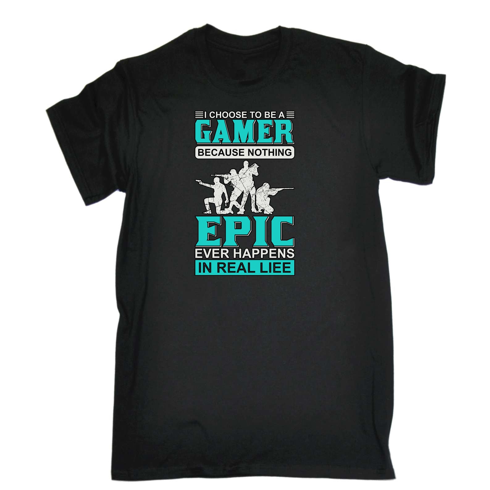 Choose To Be A Gamer Nothing Epic Happen In Real Life - Mens Funny T-Shirt Tshirts