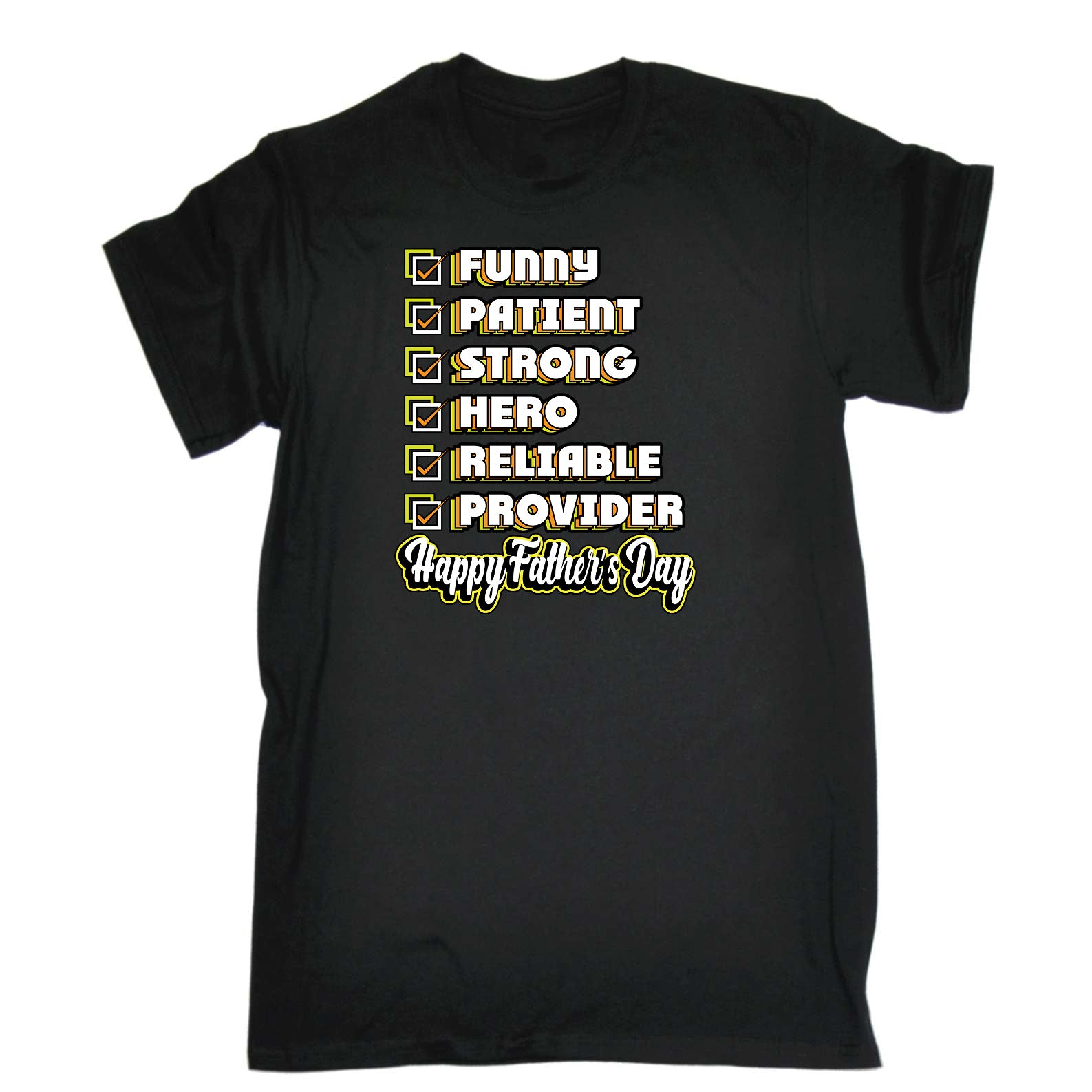 Dad Daddy Funny Patient Strong Happy Fathers Day - Mens Funny T-Shirt Tshirts