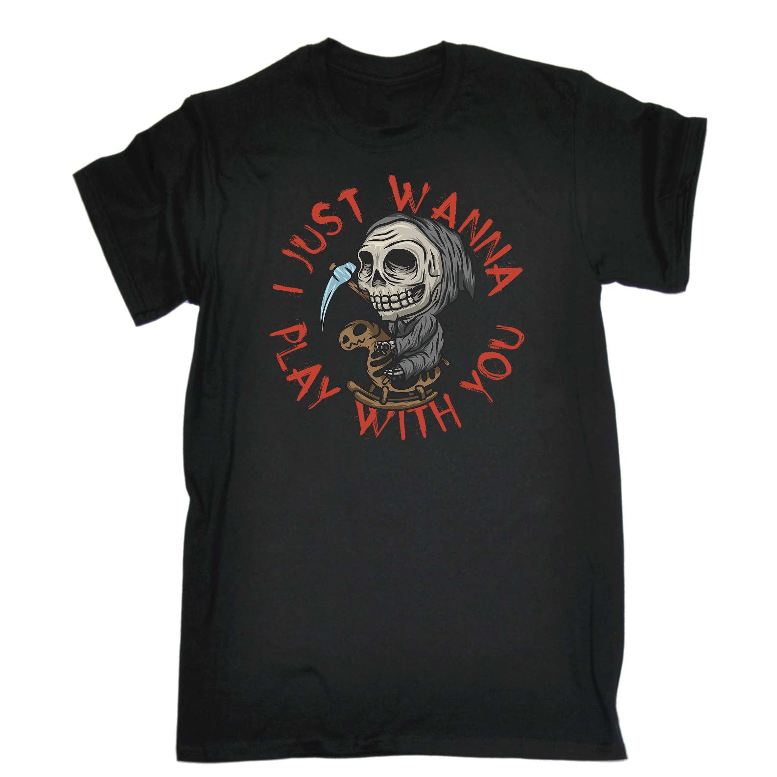 I Just Want To Play With You Halloween - Mens Funny T-Shirt Tshirts