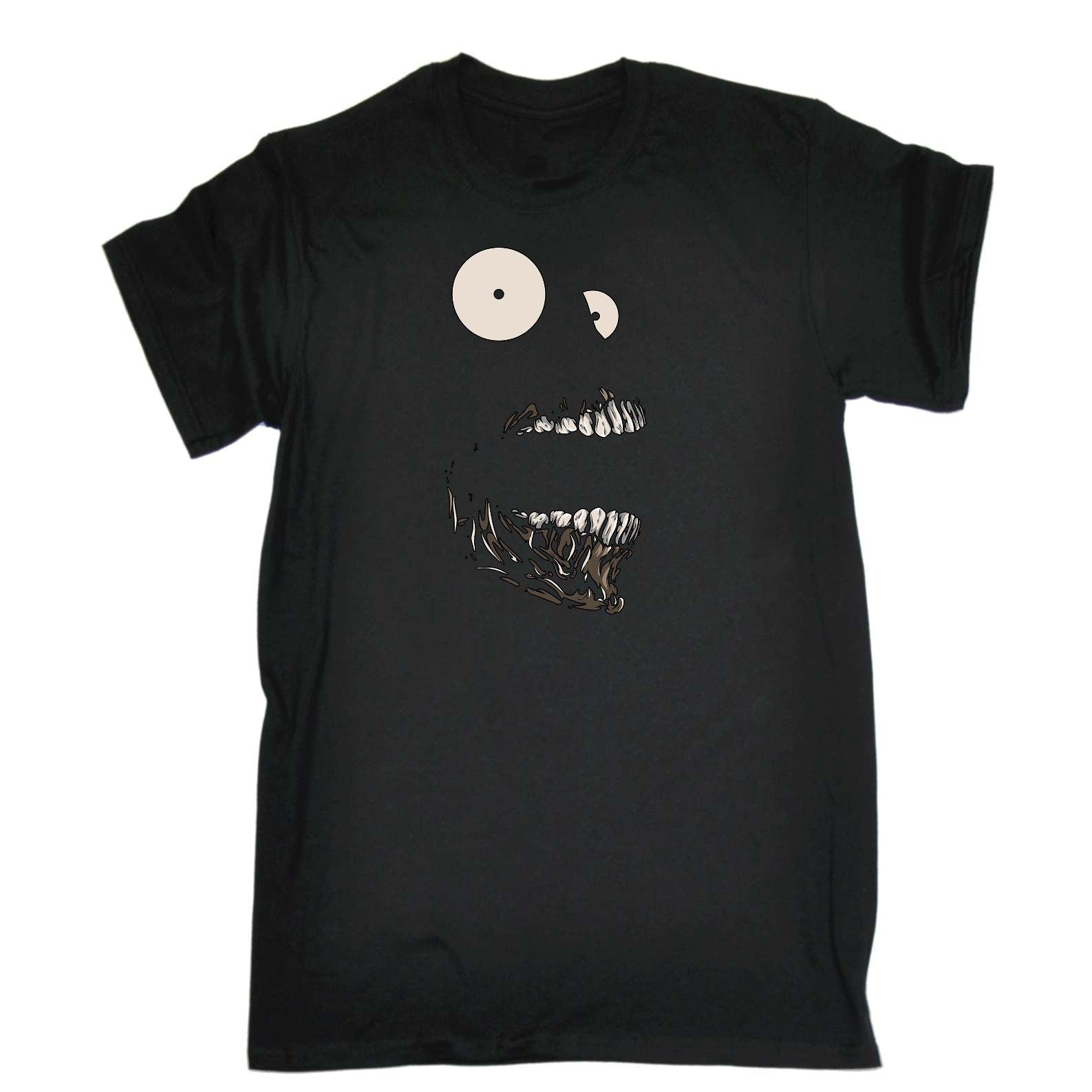 Scary Night Skull - Mens Funny T-Shirt Tshirts