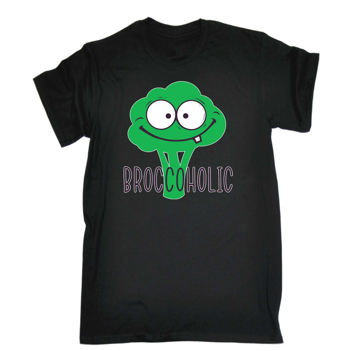 Broccoholic Broccoli - Mens Funny T-Shirt Tshirts