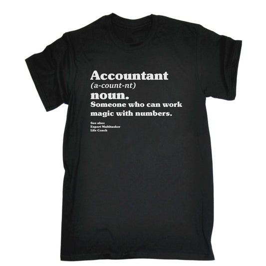 Accountant Definition Noun Fashion - Mens Funny T-Shirt Tshirts