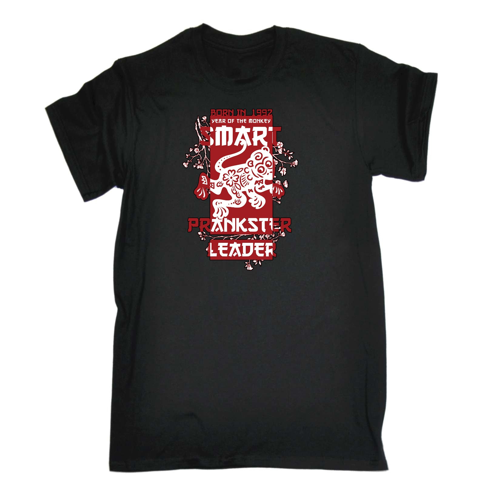 Born In 1992 Year Of The Monkey Birthday - Mens Funny T-Shirt Tshirts