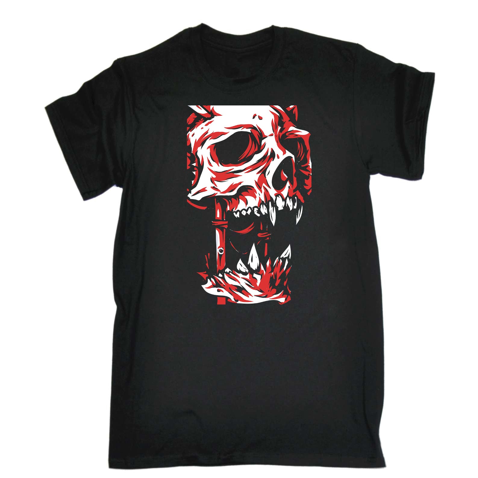 Broken Skull Fashion - Mens Funny T-Shirt Tshirts
