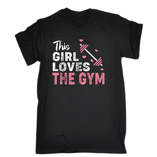 This Girl Loves The Gym Gym Bodybuilding Weights - Mens Funny T-Shirt Tshirts