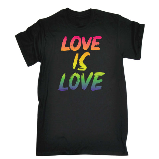 Love Is Love Knows No Bound Lesbian Gay Rainbow - Mens Funny T-Shirt Tshirts