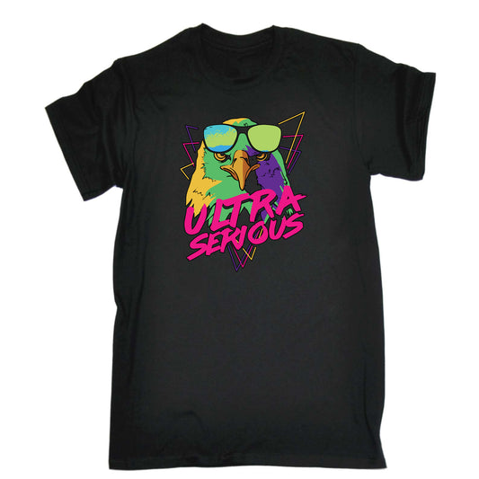 Ultra Serious Eagle Retro - Mens Funny T-Shirt Tshirts