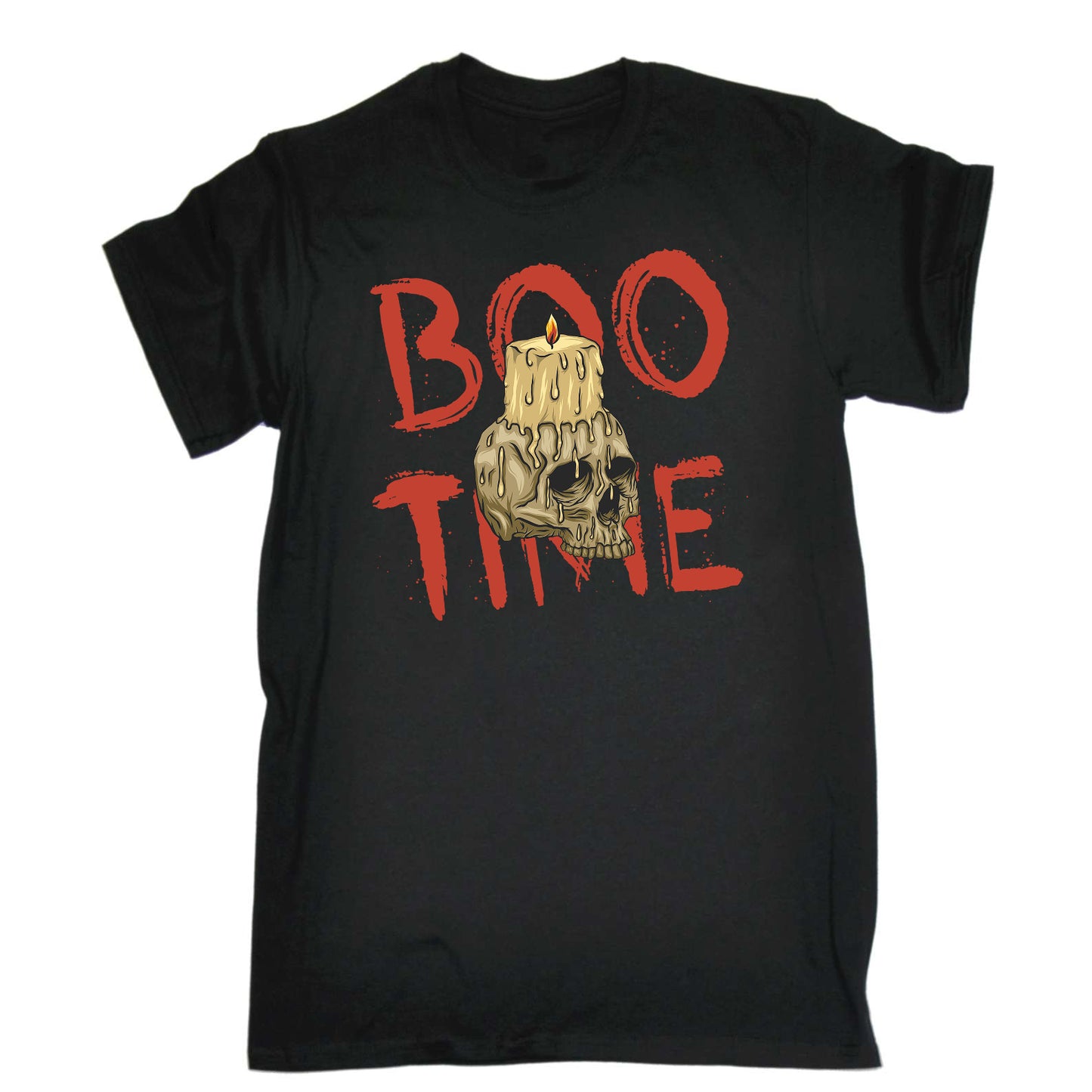 Boo Time Halloween Trick Or Treat - Mens Funny T-Shirt Tshirts