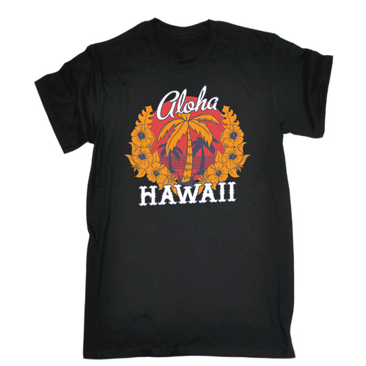 Aloha Hawaii Beach Fashion - Mens Funny T-Shirt Tshirts