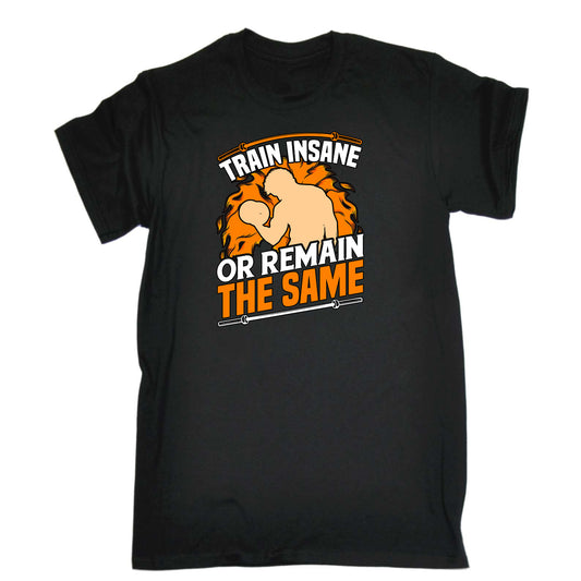 Train Insane Remain The Same V2 Gym Bodybuilding - Mens Funny T-Shirt Tshirts