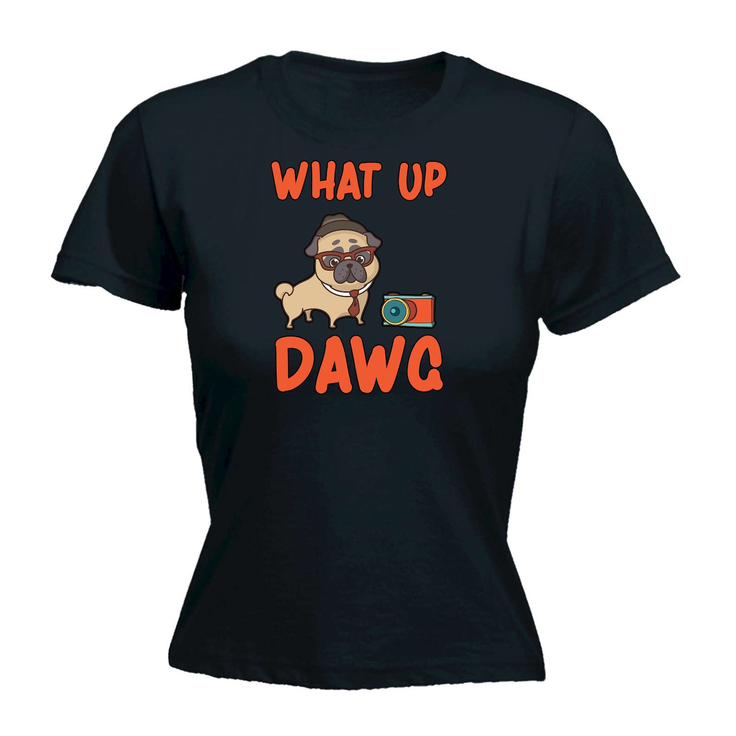 Whats Up Dawg Dogs Dog Pet Animal - Funny Womens T-Shirt Tshirt