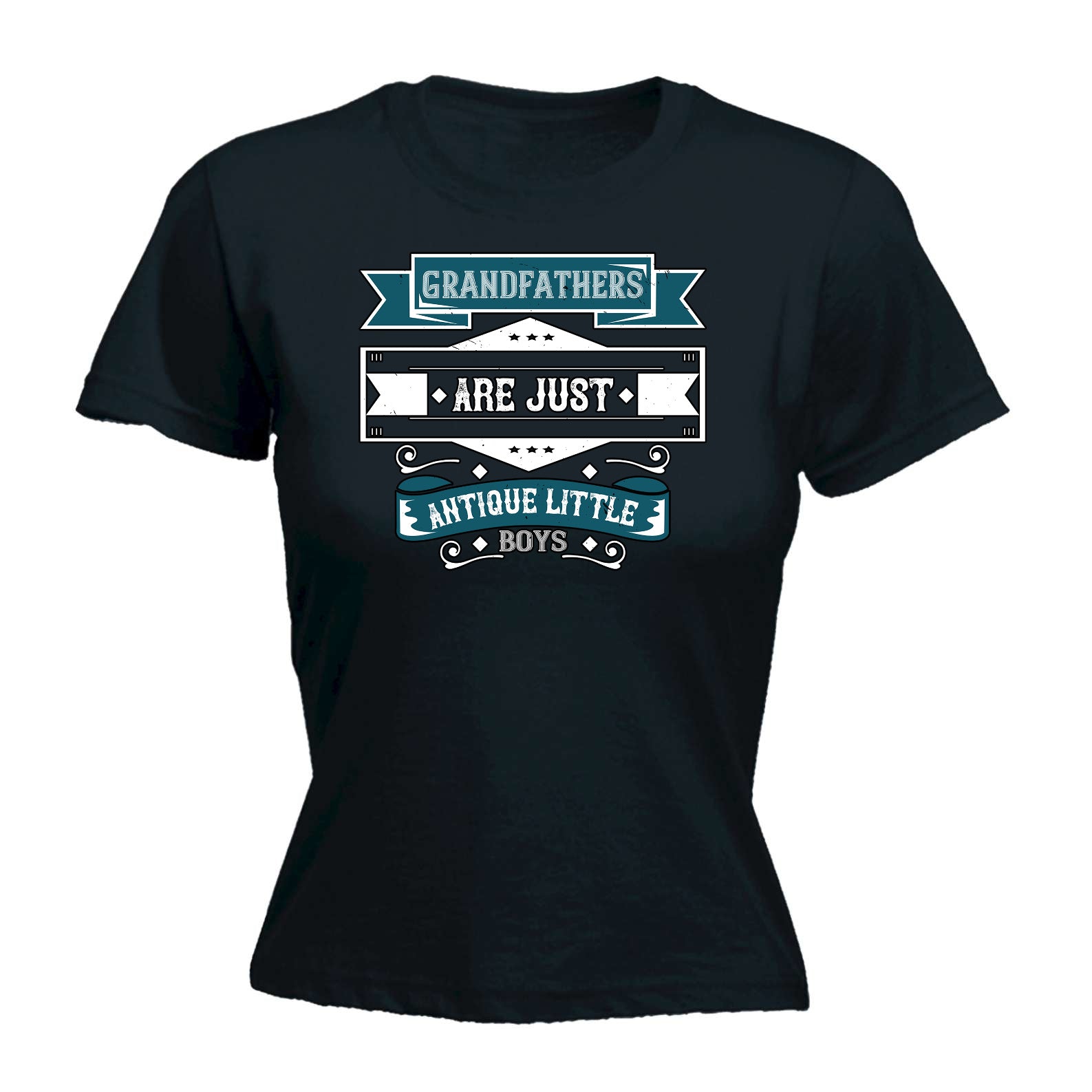 Grandfathers Are Just Antique Little Boys - Funny Womens T-Shirt Tshirt