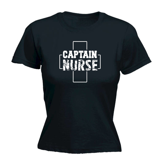 Captain Nurse - Funny Womens T-Shirt Tshirt