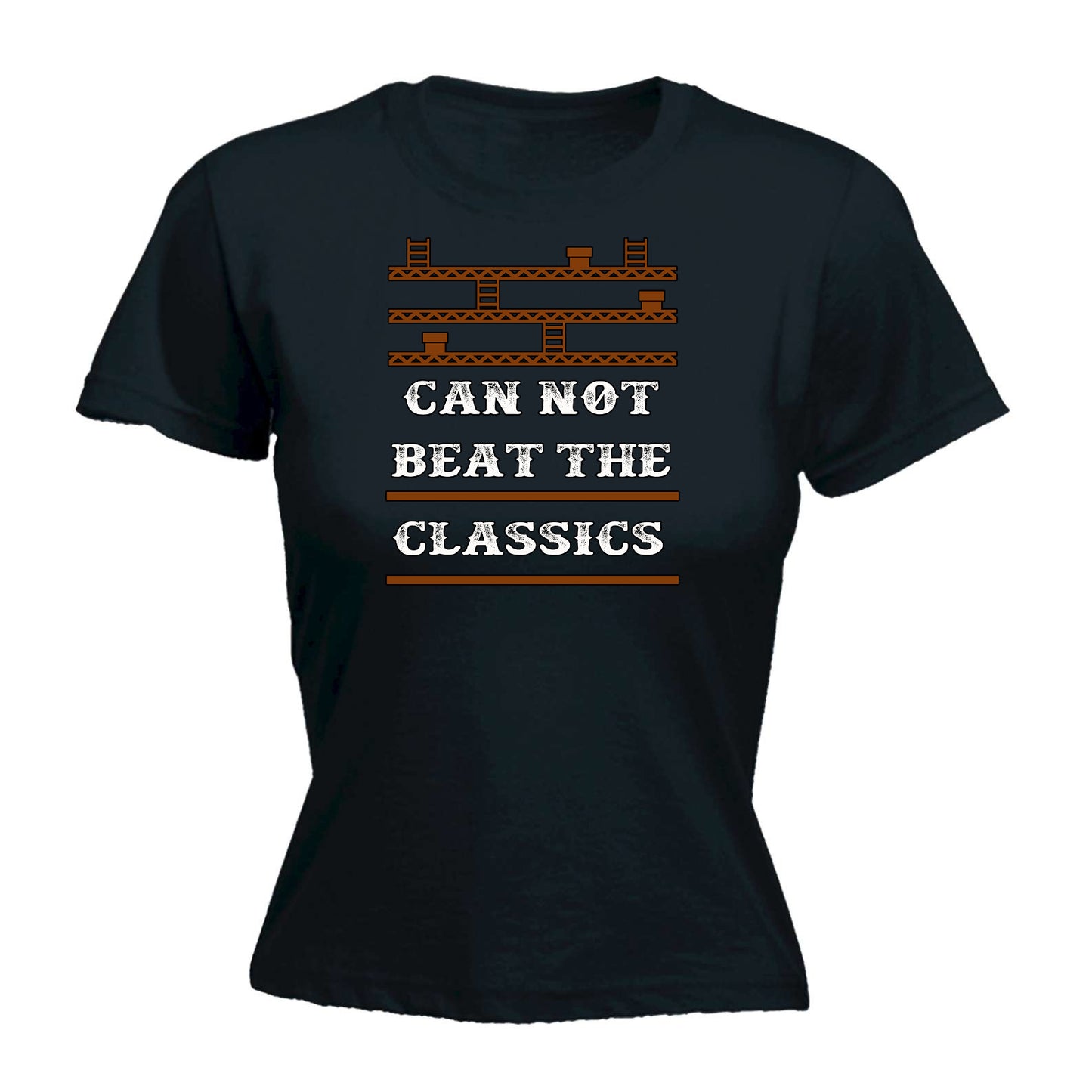 Can Not Beat The Classics Gaming Game - Funny Womens T-Shirt Tshirt