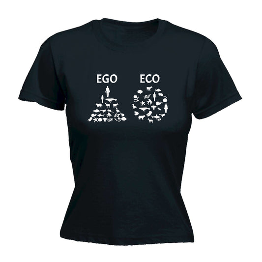 Ego Eco Vegan Food - Funny Womens T-Shirt Tshirt