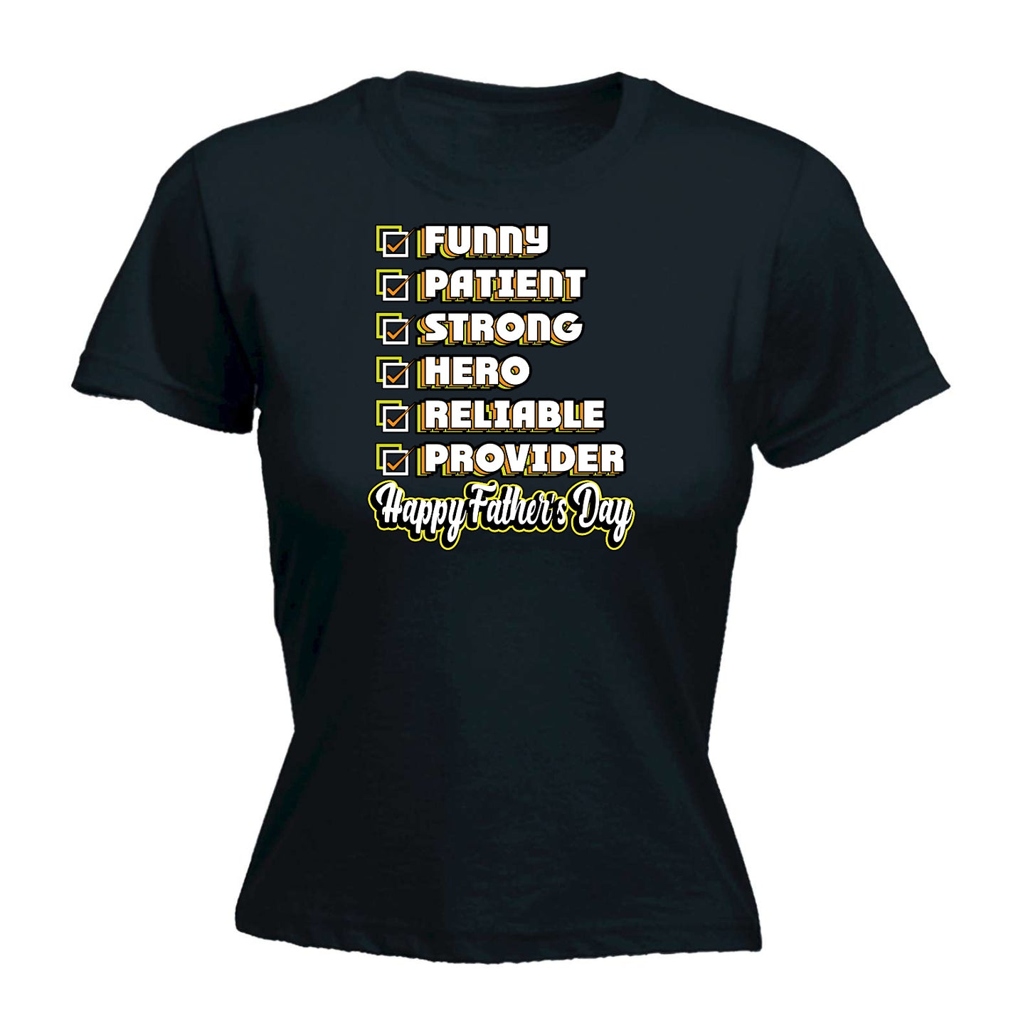 Dad Daddy Funny Patient Strong Happy Fathers Day - Funny Womens T-Shirt Tshirt