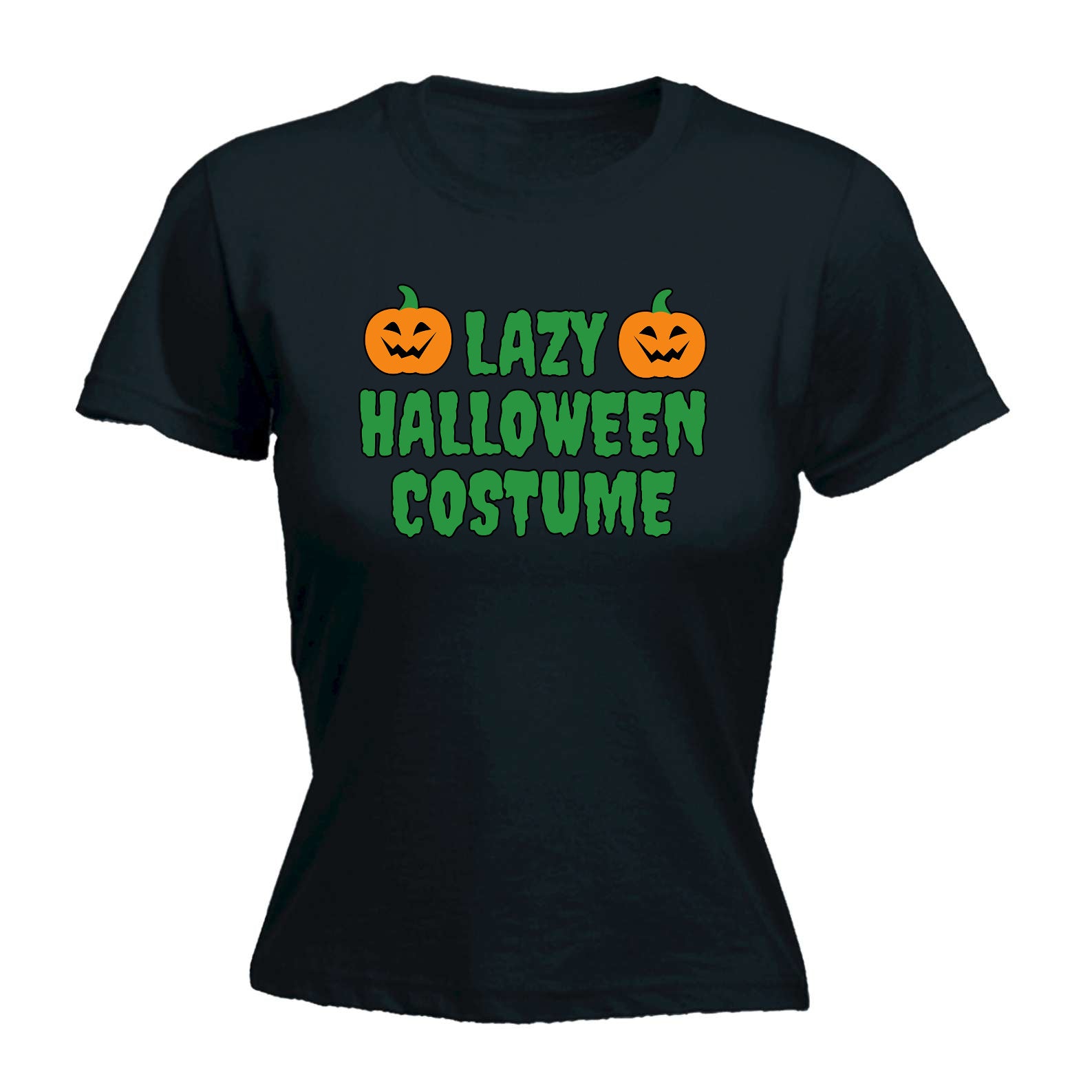 Lazy Halloween Costume - Funny Womens T-Shirt Tshirt