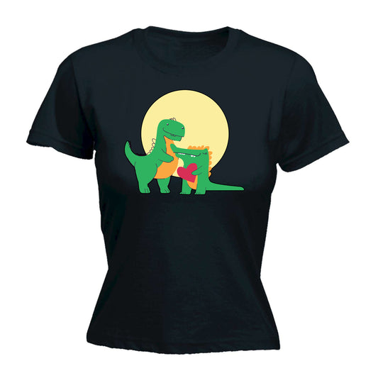 I Love You Dinosaur Animal - Funny Womens T-Shirt Tshirt