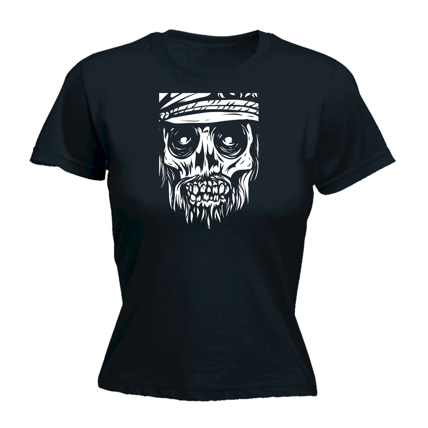 Sailor Skull - Funny Womens T-Shirt Tshirt