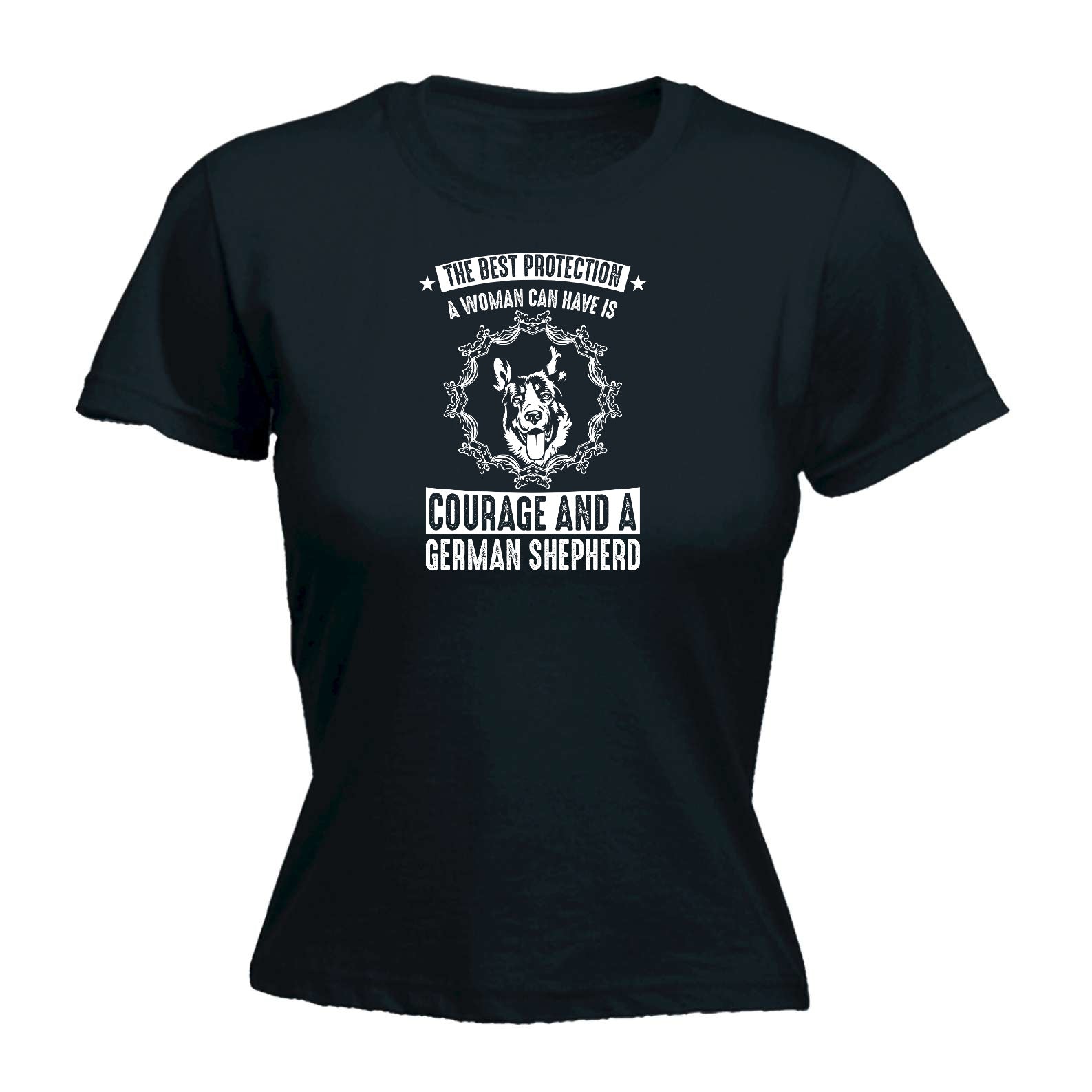 Best Protection German Shepherd Dogs Dog Pet Animal - Funny Womens T-Shirt Tshirt