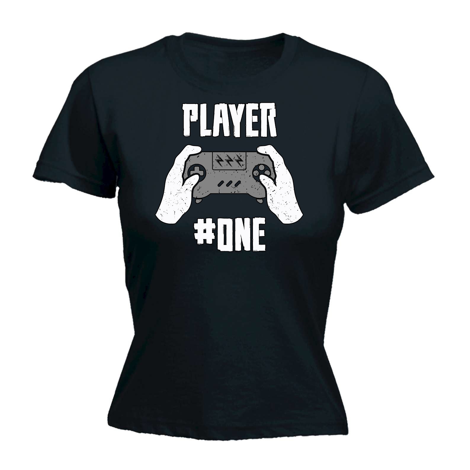 Player One Gaming Game - Funny Womens T-Shirt Tshirt