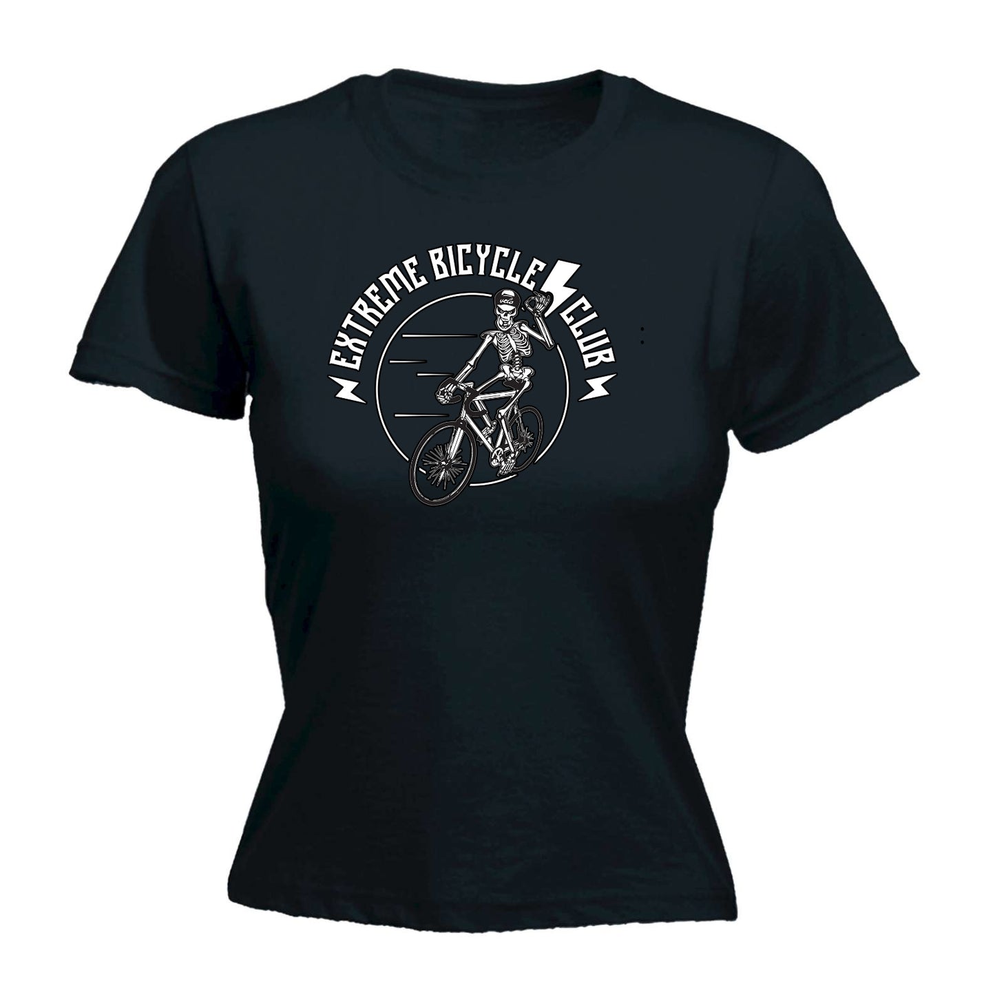 Extreme Bicycle Club Cycling Cycle Bike - Funny Womens T-Shirt Tshirt