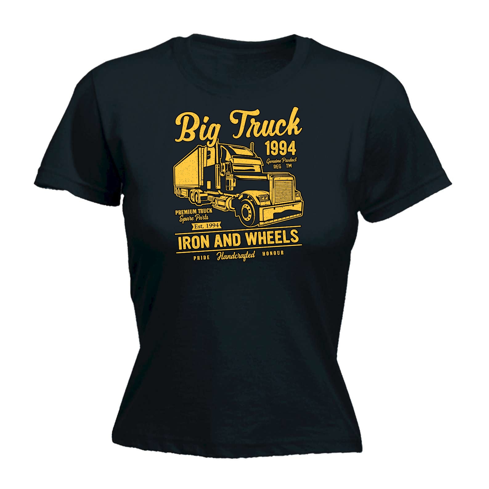 Big Trucks Iron And Wheels Truck - Funny Womens T-Shirt Tshirt