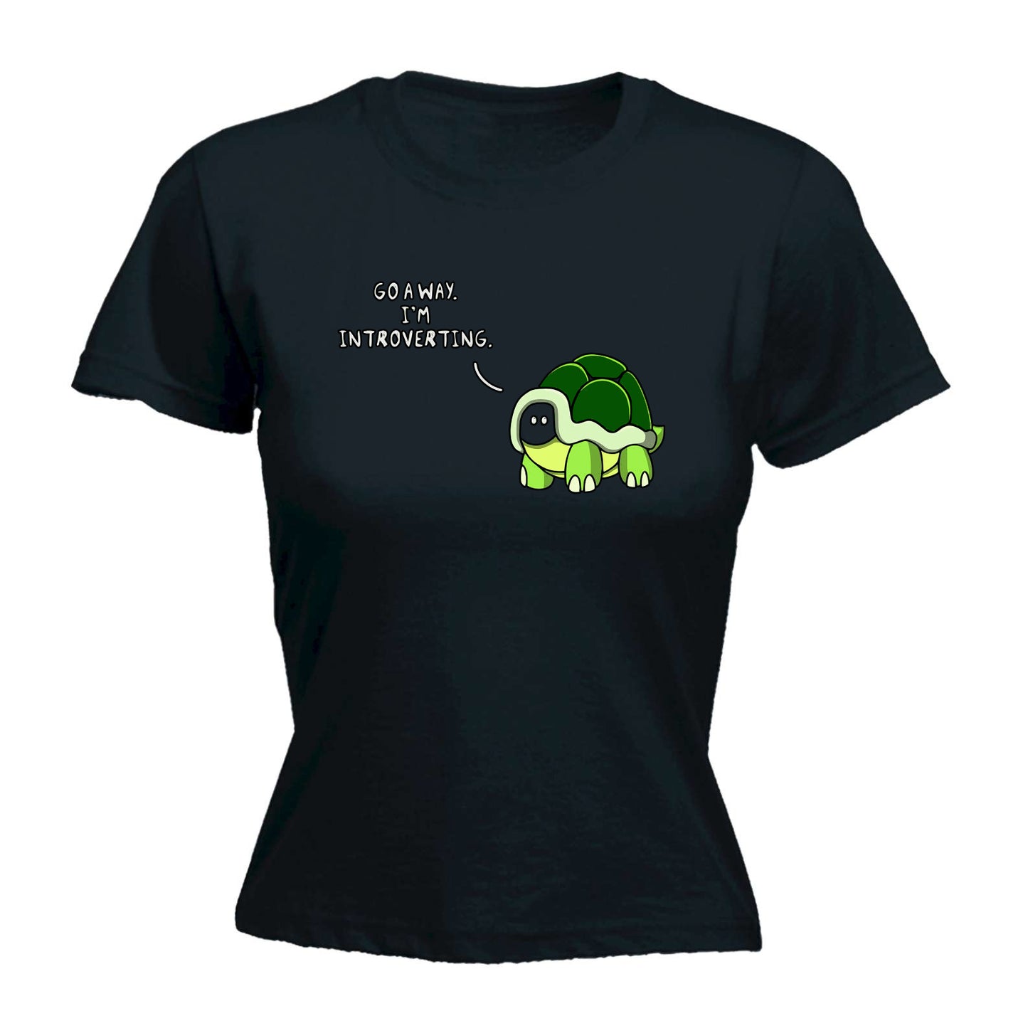 Go Away Im Introverting Funny - Funny Womens T-Shirt Tshirt