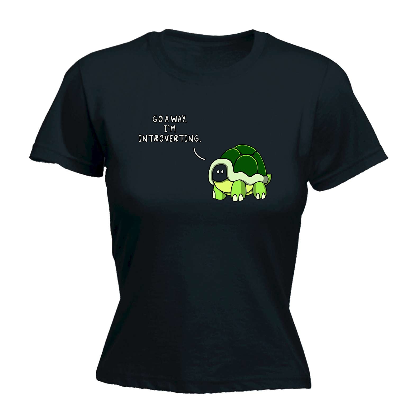 Go Away Im Introverting Funny - Funny Womens T-Shirt Tshirt