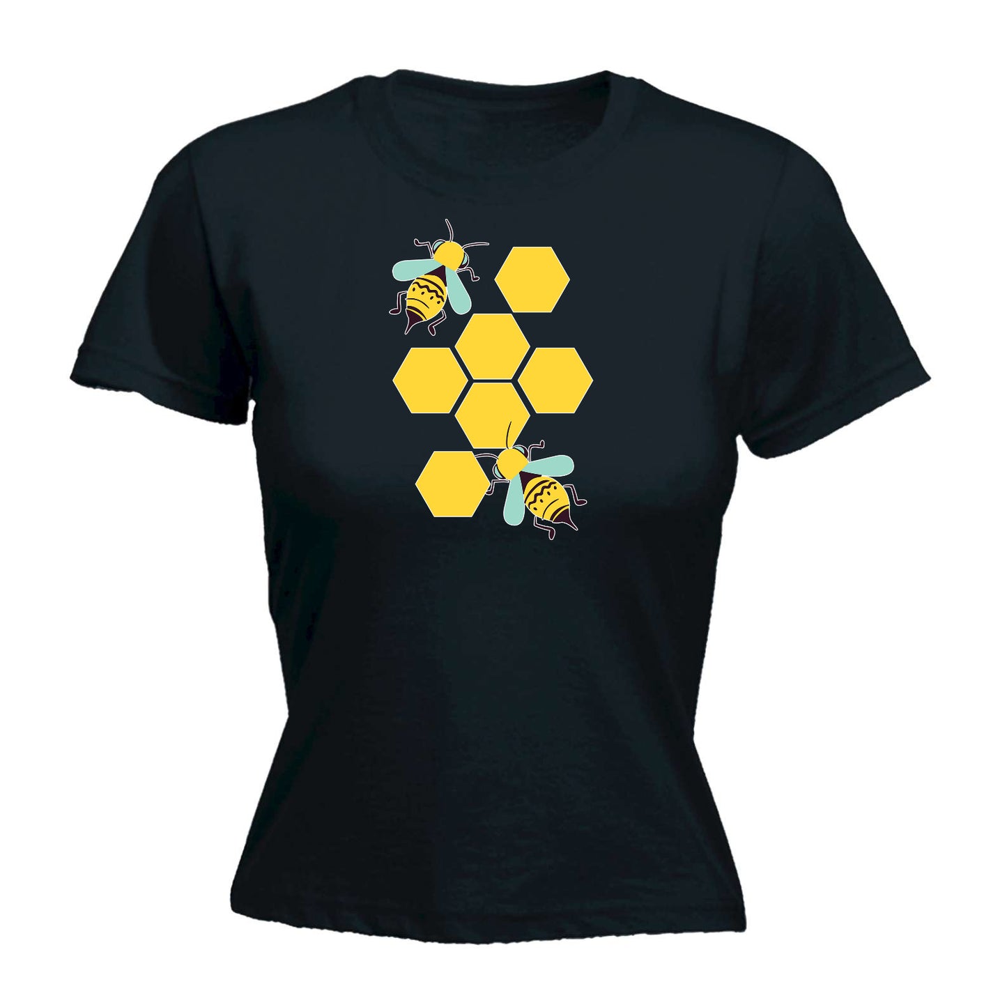 Bees Animal - Funny Womens T-Shirt Tshirt