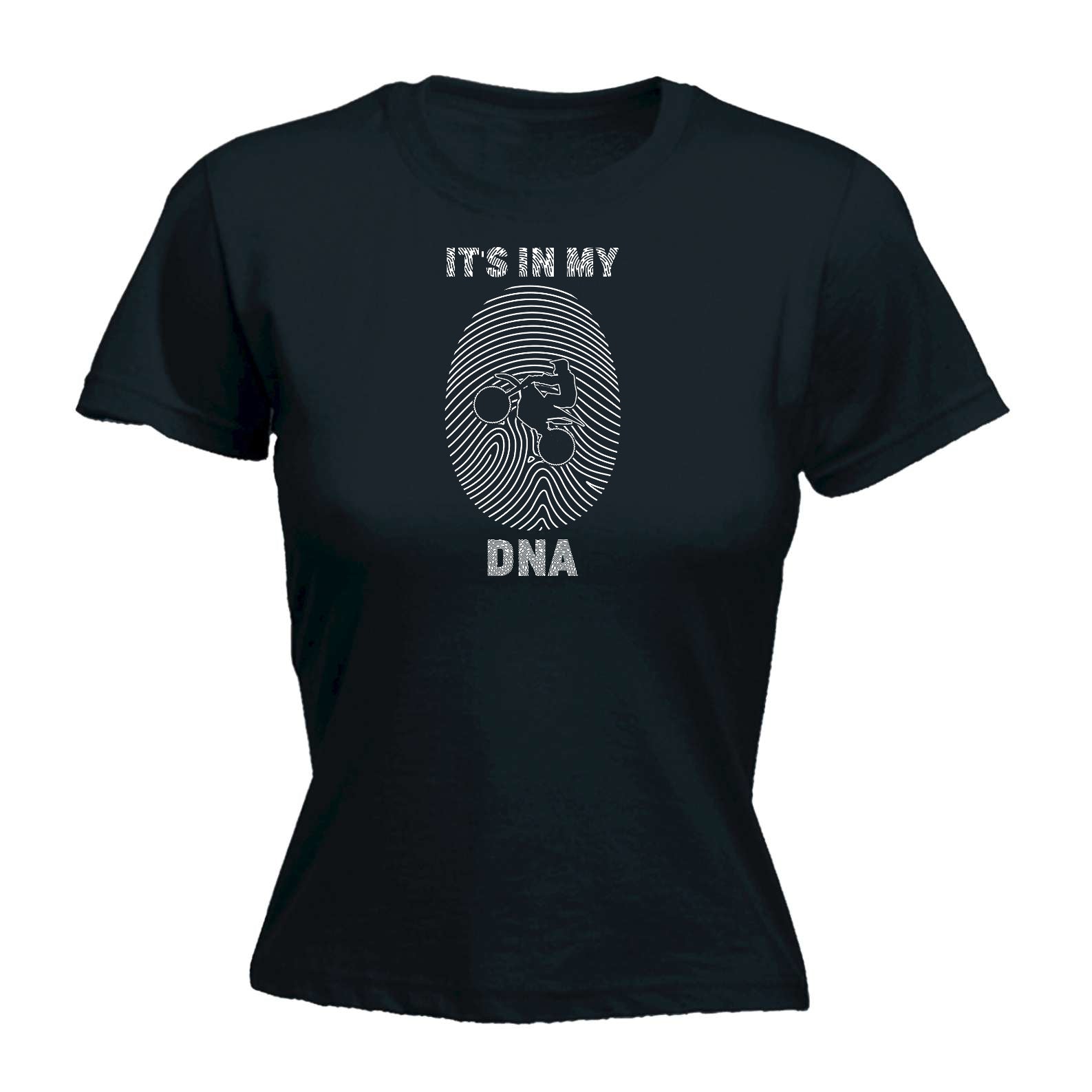 Its In My Dna Motorcycle Motorbike Dirtbike - Funny Womens T-Shirt Tshirt