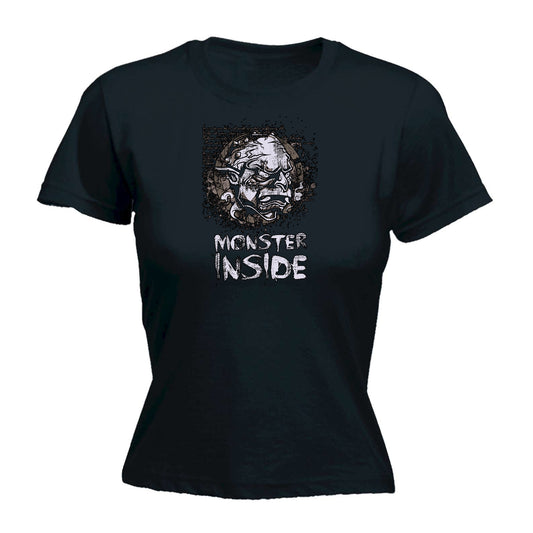 Monster Inside - Funny Womens T-Shirt Tshirt