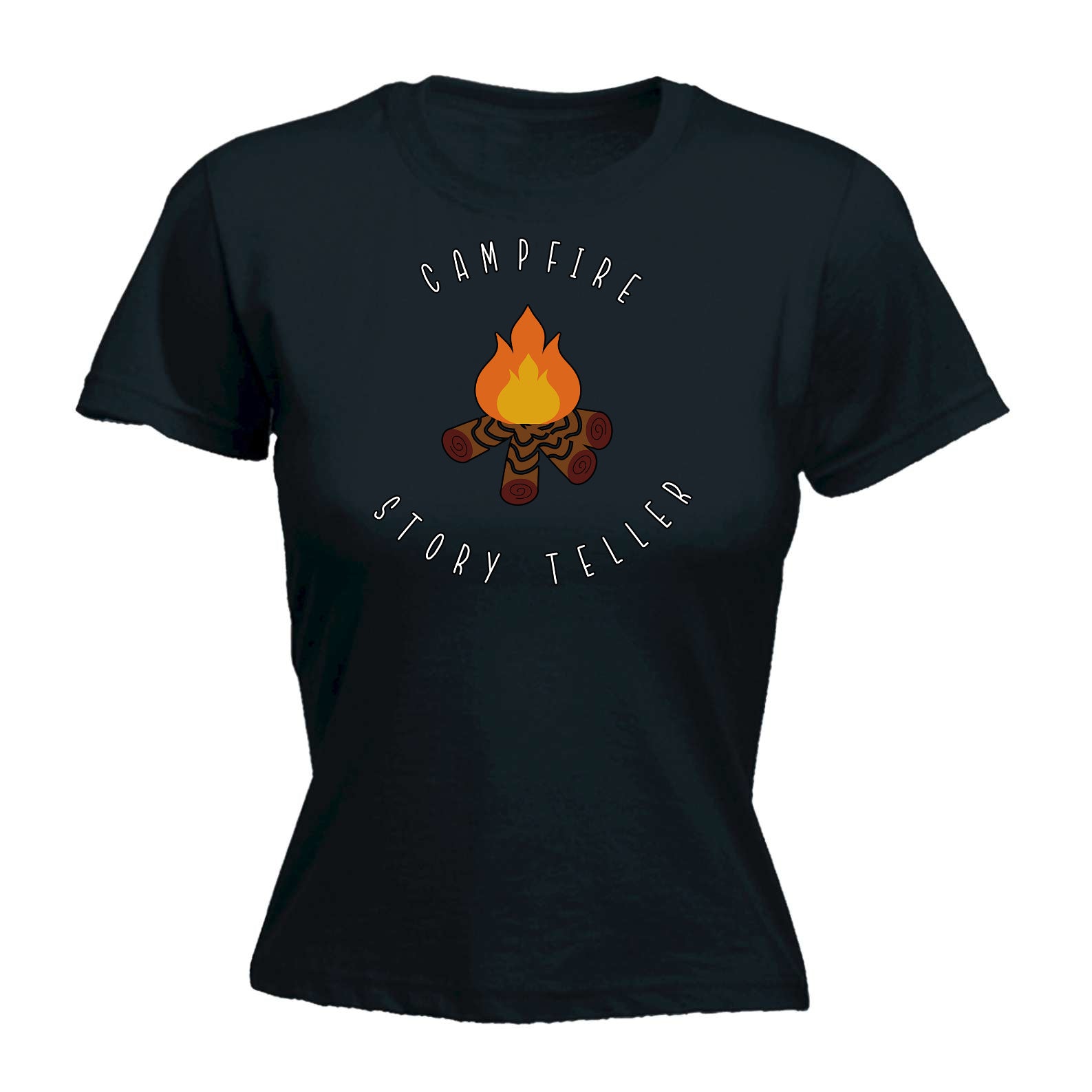 Campfire Storyteller Camping Camp - Funny Womens T-Shirt Tshirt