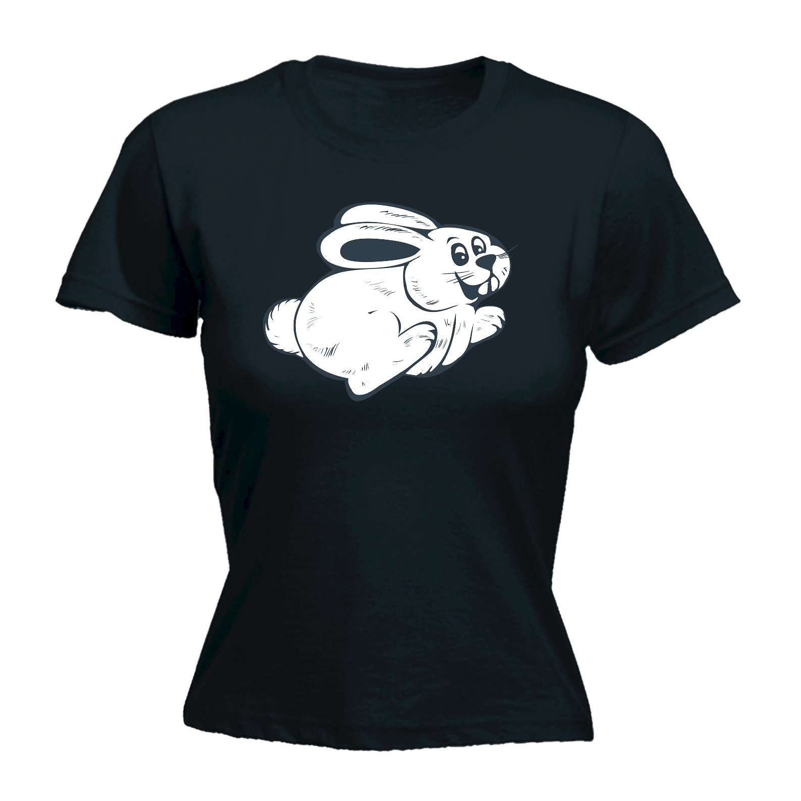 Cute Bunny Rabbit Animal - Funny Womens T-Shirt Tshirt