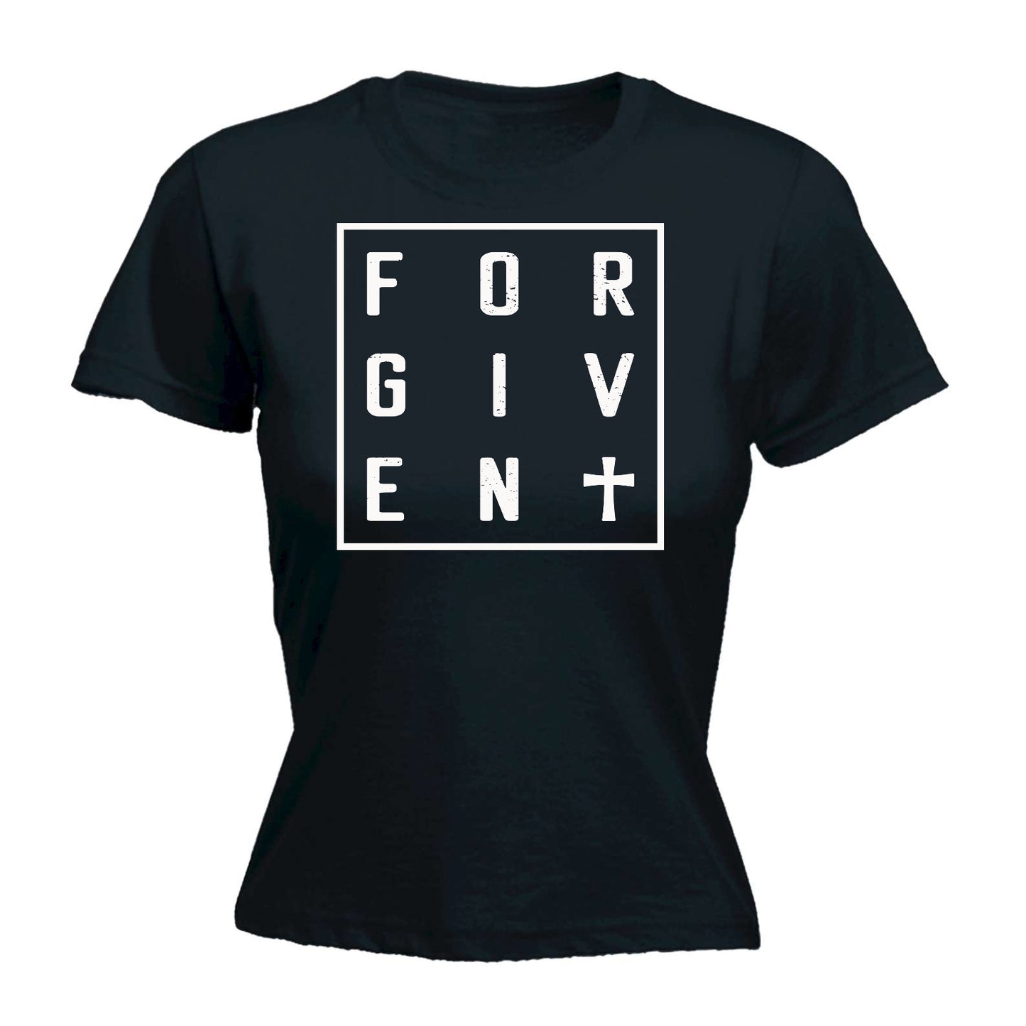 Forgiven Jesus God Christian - Funny Womens T-Shirt Tshirt