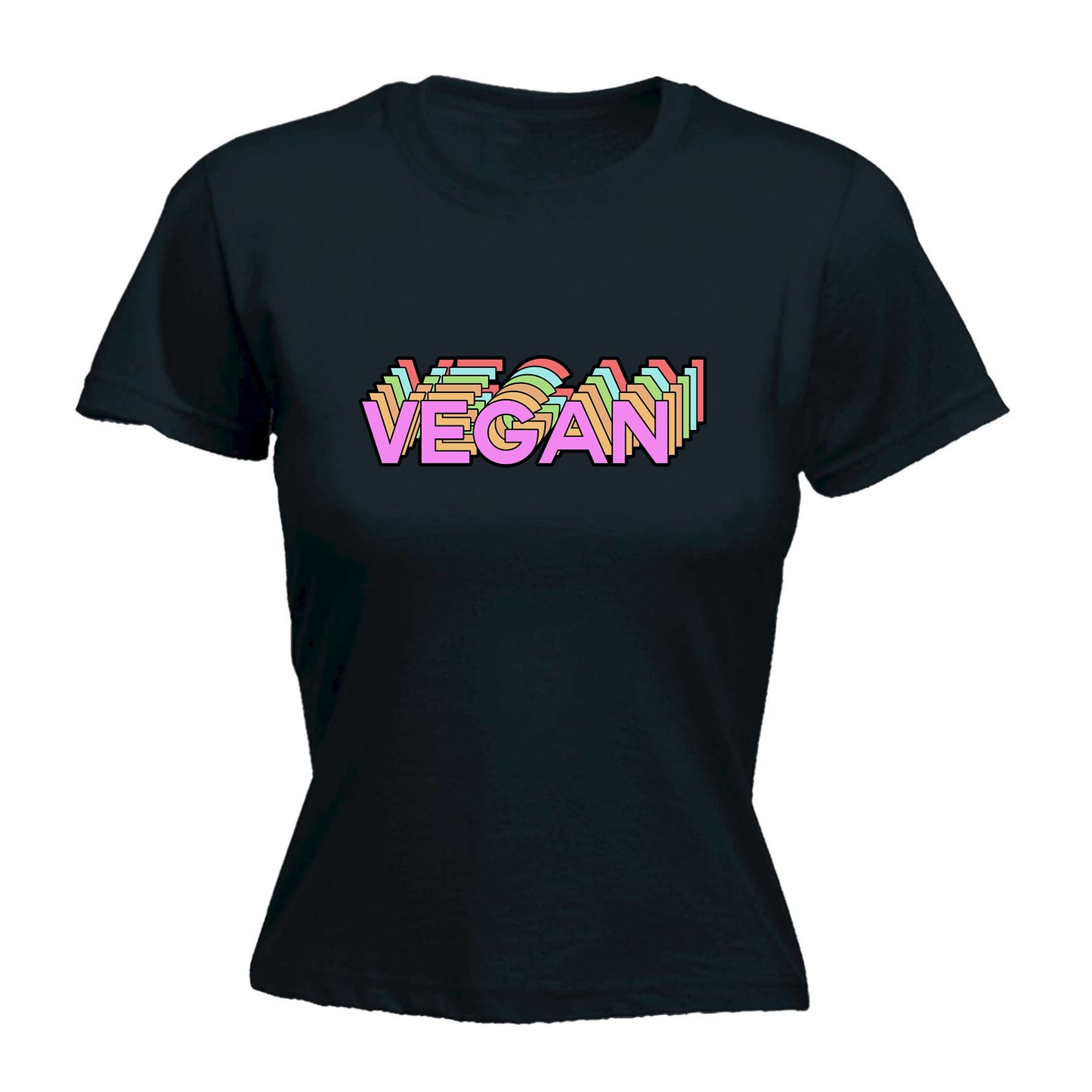 Vegan Graphics Food - Funny Womens T-Shirt Tshirt