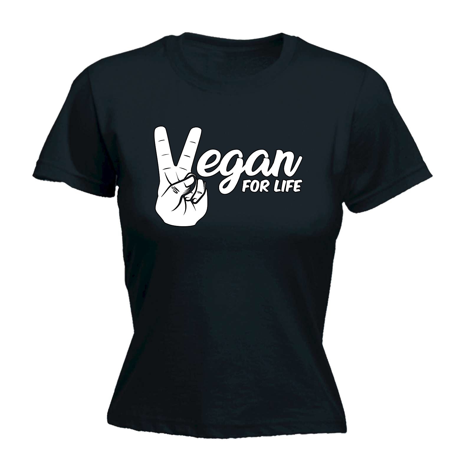 Vegan For Life Food - Funny Womens T-Shirt Tshirt