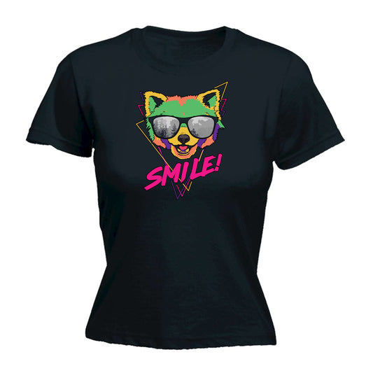 Red Panda Smile Retro Animal - Funny Womens T-Shirt Tshirt