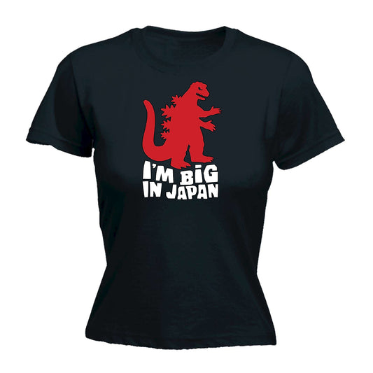 Im Big In Japan Lizard - Funny Womens T-Shirt Tshirt