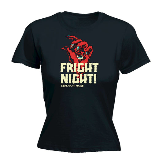 Fright Night Halloween - Funny Womens T-Shirt Tshirt